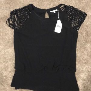 Naked Zebra black junior top s m